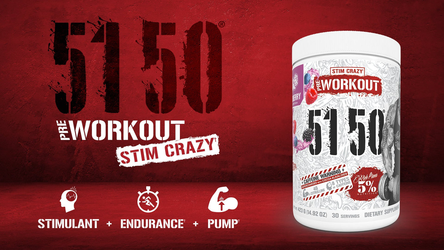 5150 - High Stimulant PreWorkout Product Explainer