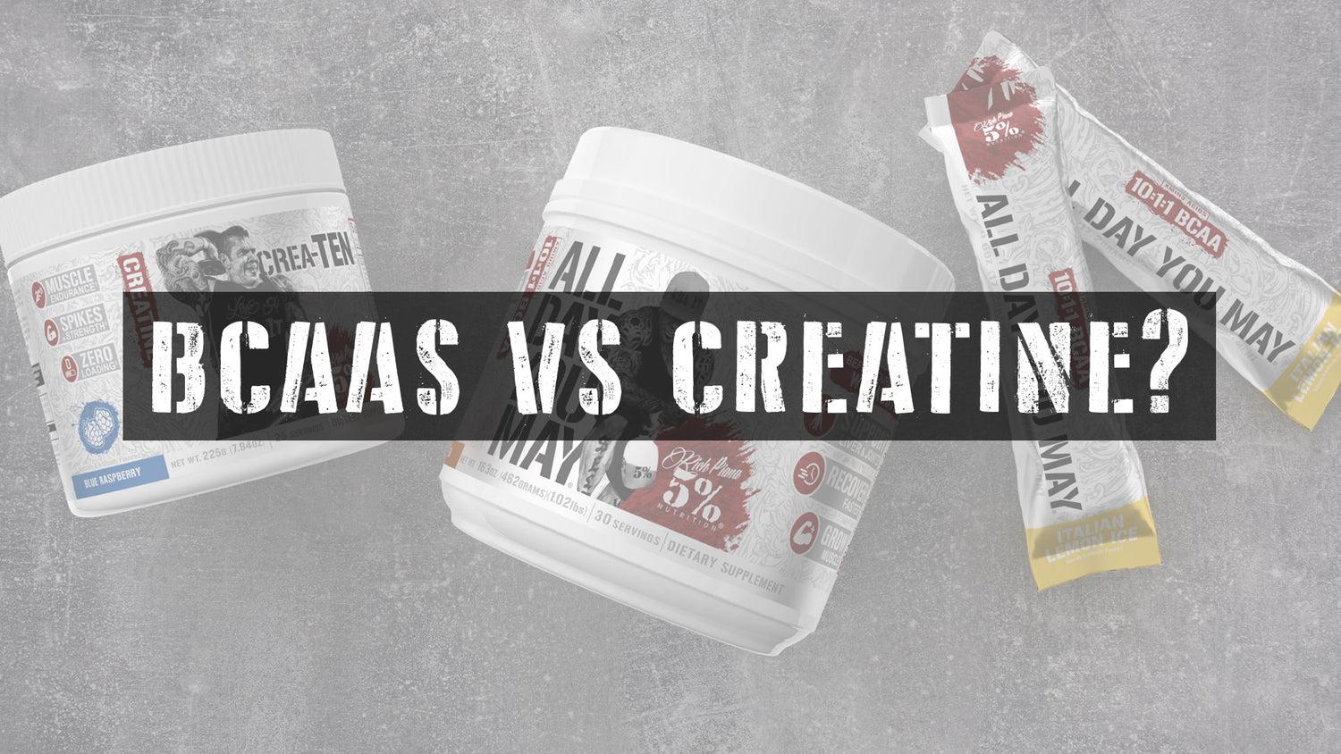 BCAAs vs Creatine? Why?