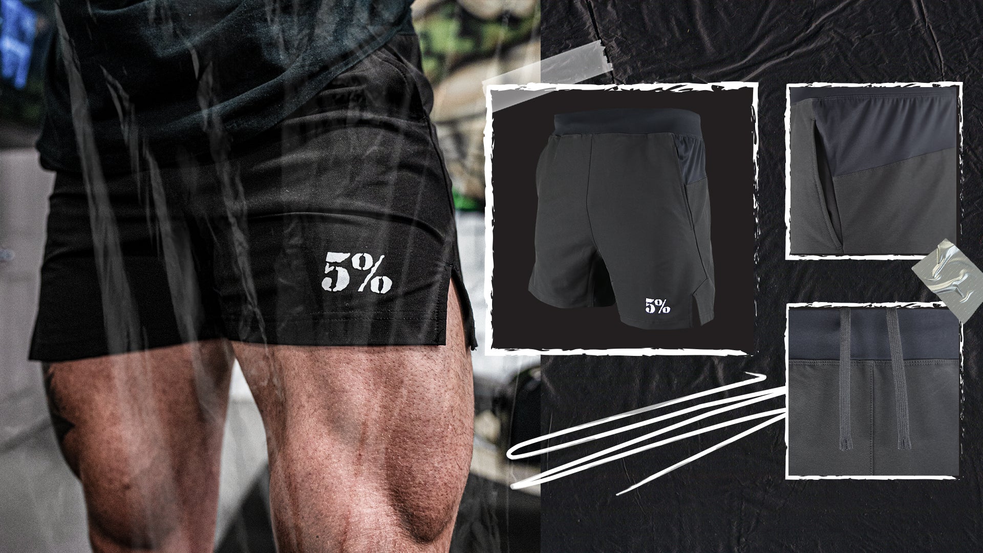 Men's Shorts - 5% Nutrition