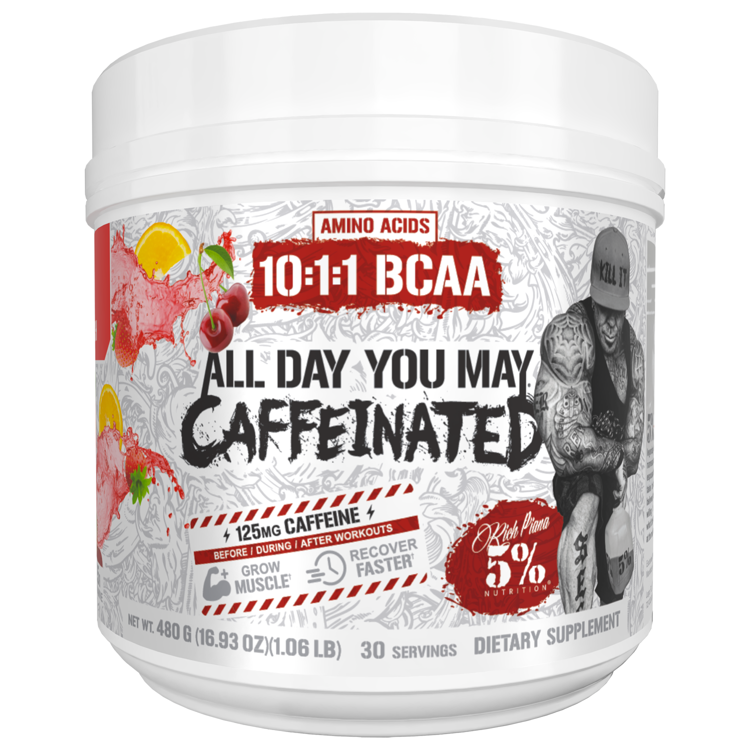 All Day You May Caffeinated BCAA Recovery Drink
