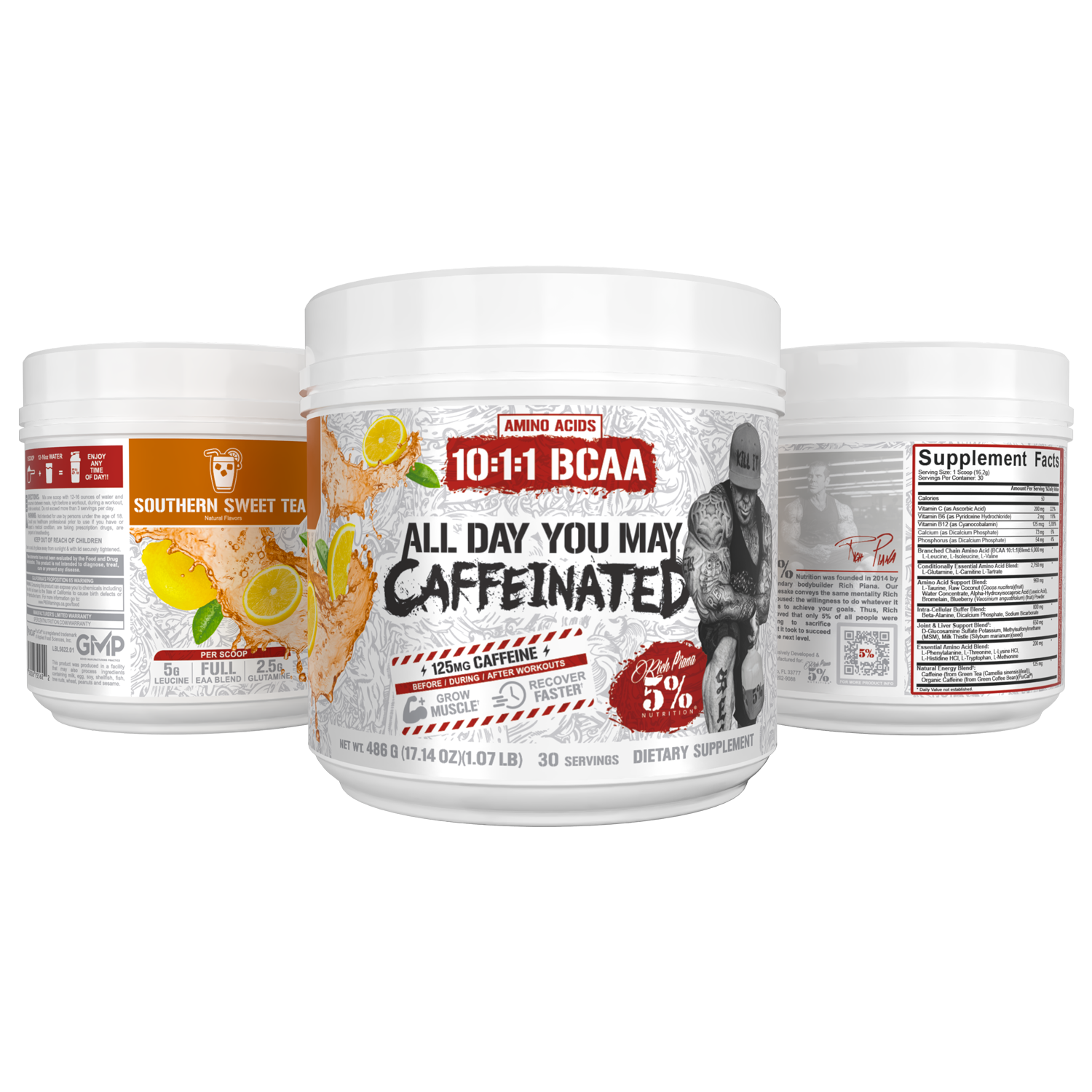 All Day You May Caffeinated BCAA Recovery Drink