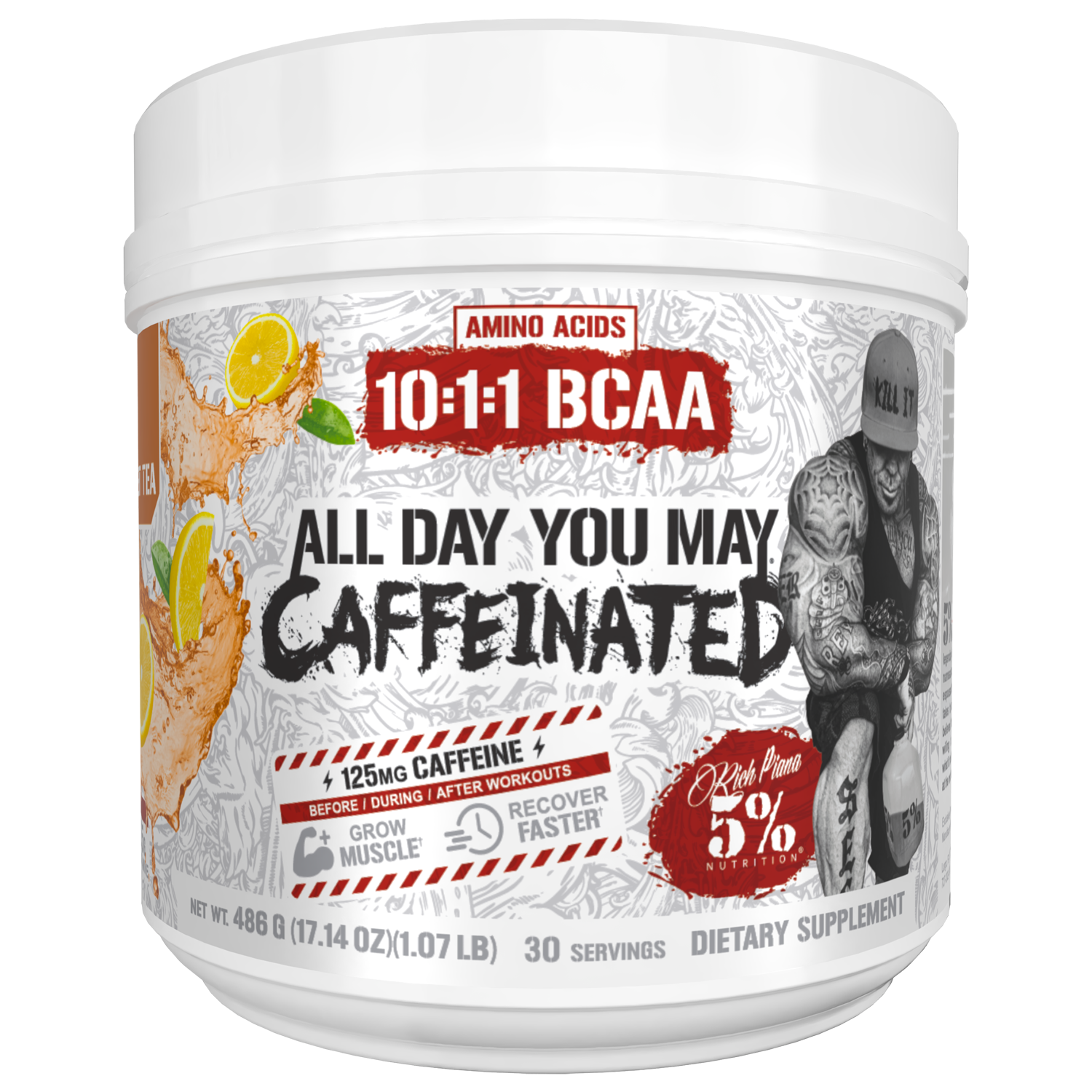 All Day You May Caffeinated BCAA Recovery Drink