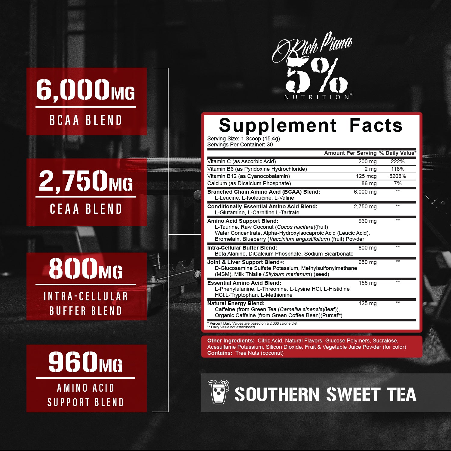 All Day You May Caffeinated BCAA Recovery Drink