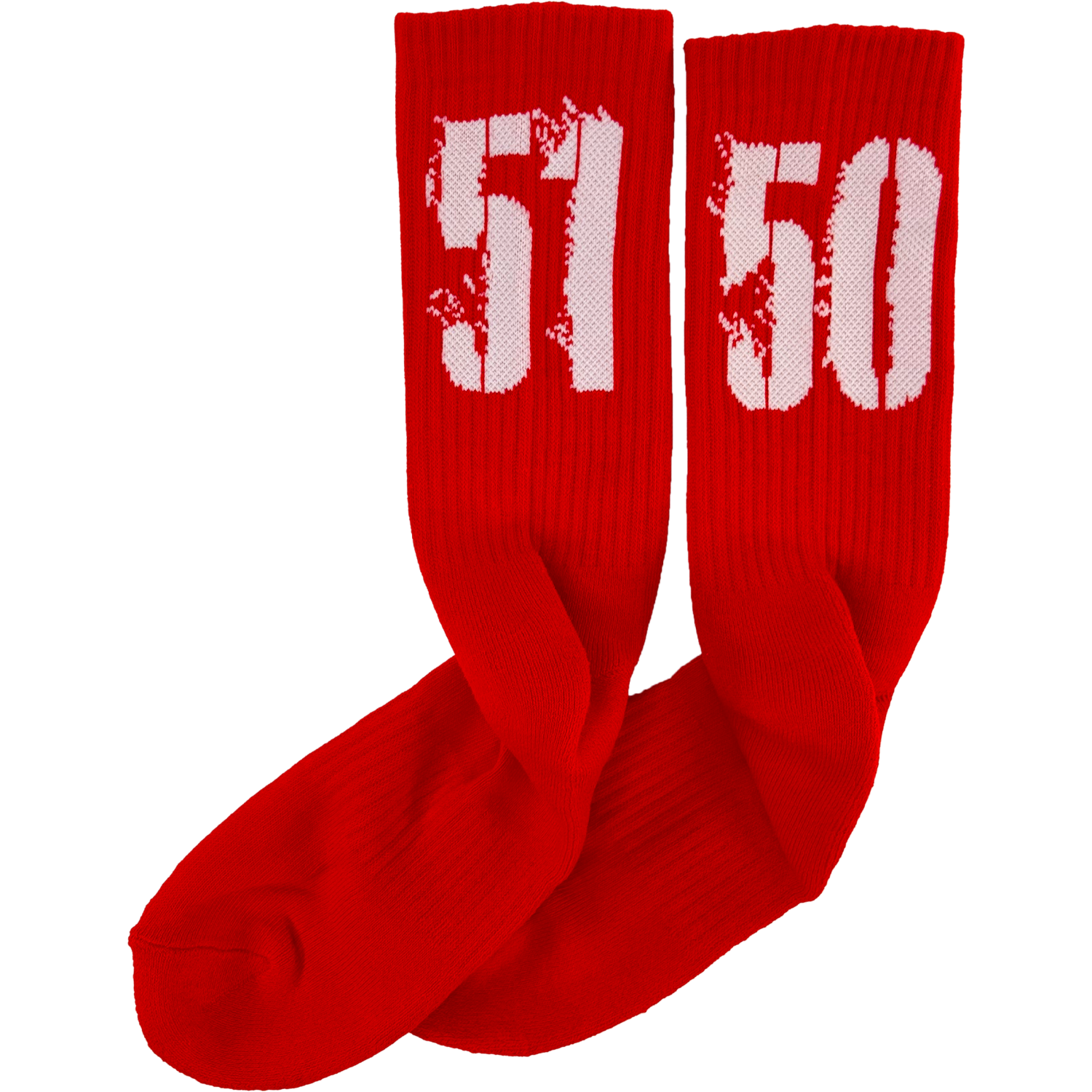 5150 Signature Edition Crew Socks (red)