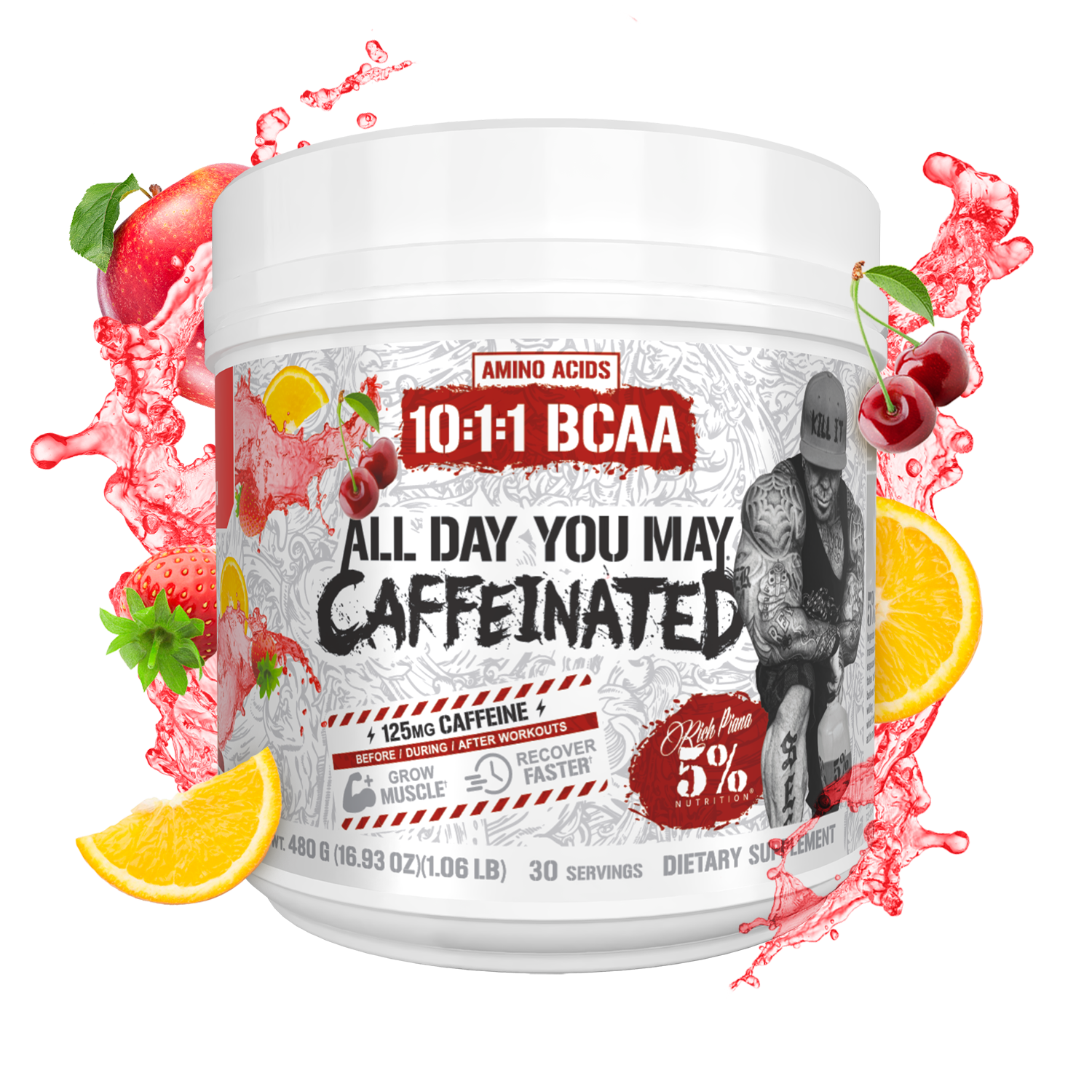 All Day You May Caffeinated BCAA Recovery Drink