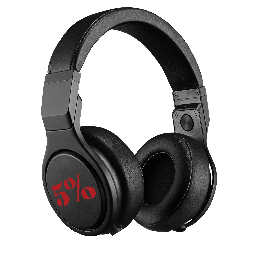 5% Brand Mini Vinyl Decal | 1-Inch (Red or White) - 5% Nutrition