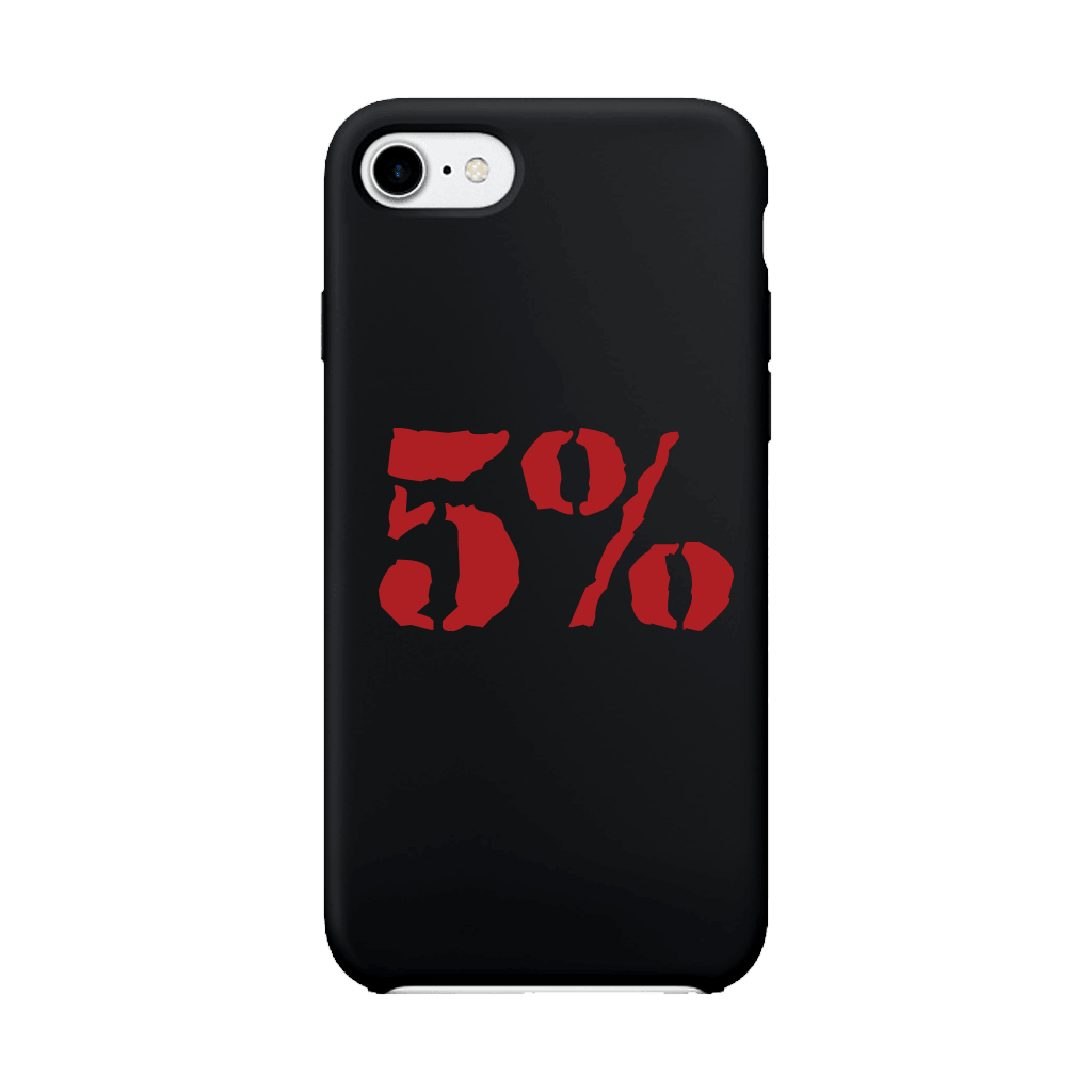 5% Brand Mini Vinyl Decal | 1-Inch (Red or White) - 5% Nutrition