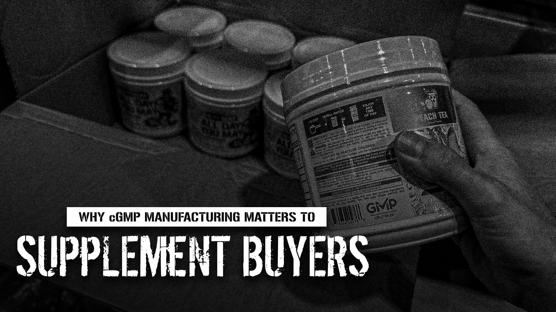 Why CGMP Manufacturing Matters to Supplement Buyers
