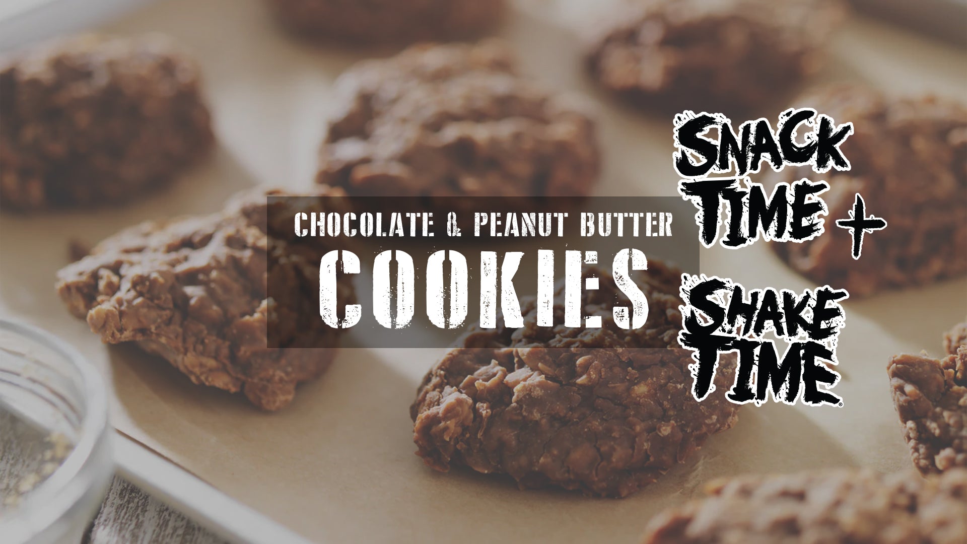 Shake Time/Snack Time Chocolate Peanut Butter Cookies