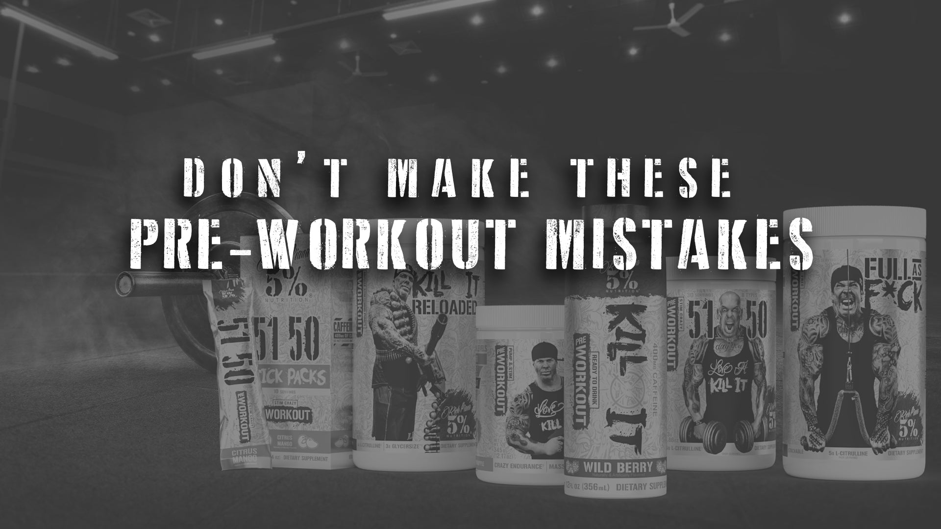 Don’t Make These Pre-Workout Mistakes