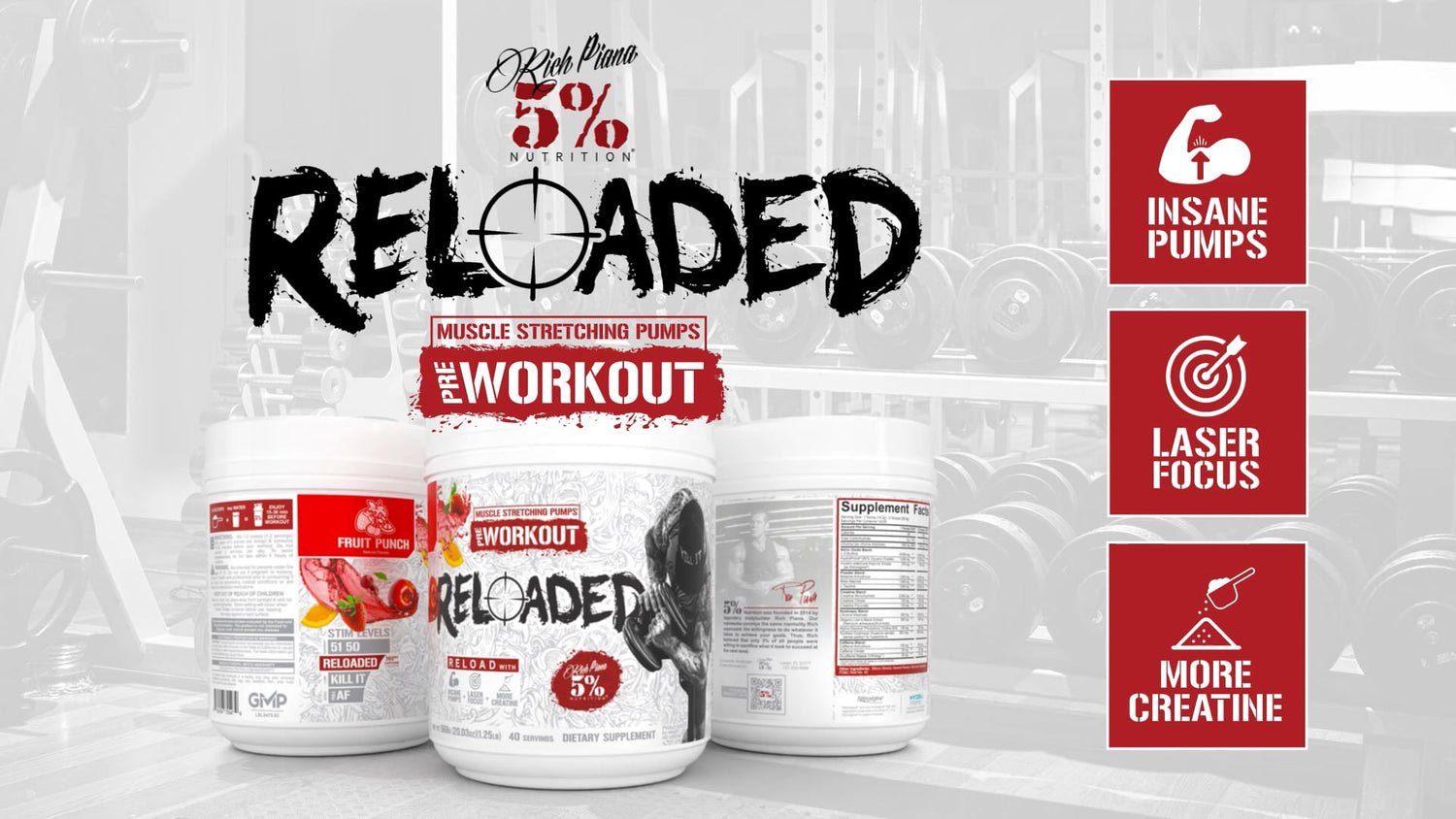 Reloaded - Extreme PreWorkout Product Explainer