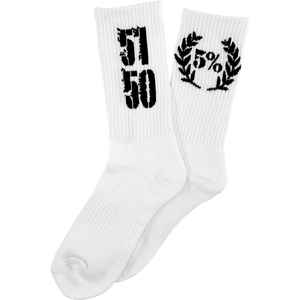 5150 Signature Edition Crew Socks (white)