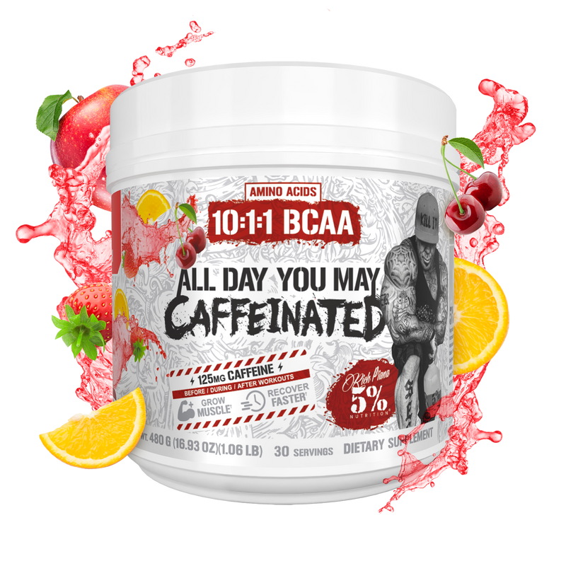All Day You May Caffeinated BCAA Recovery Drink