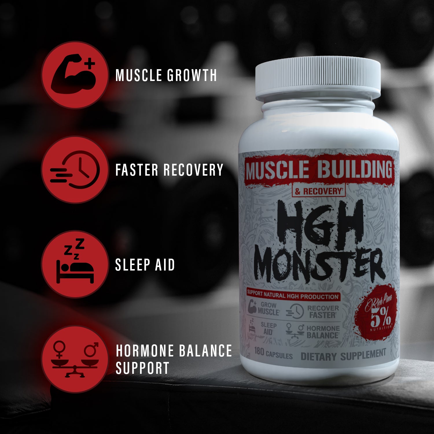 HGH Monster Nighttime Muscle Recovery + Sleep Support