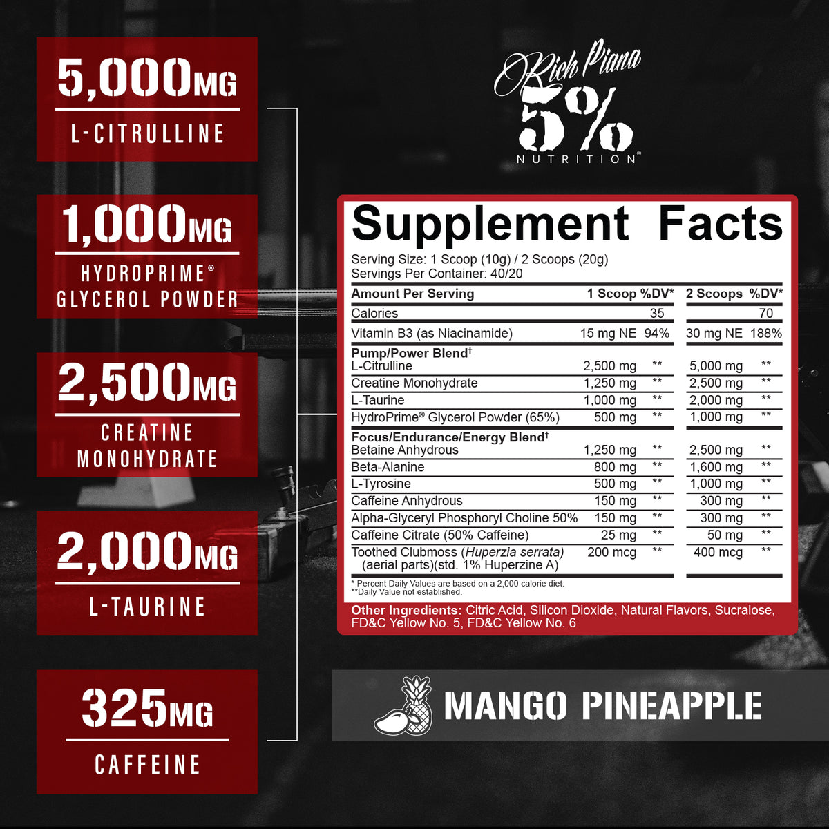 Pre Workout Mango Raspberry Pre-Workouts | Great Workout Energy, Muscle Pumps & More!