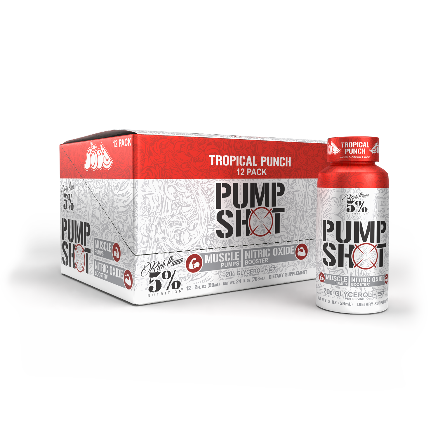 Pump Shot Nitric Oxide Booster (12 Pack)