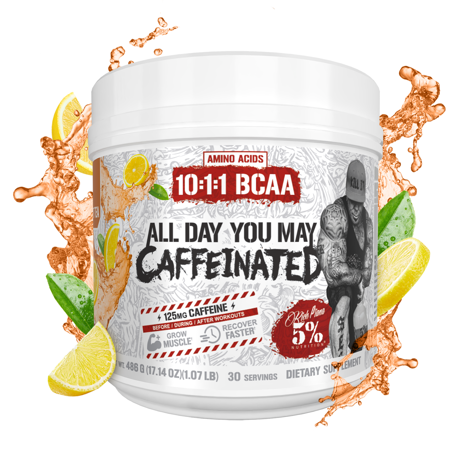 All Day You May Caffeinated BCAA Recovery Drink