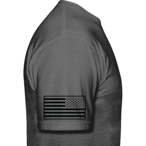 American Flag Graphic T-Shirt, Gray - 5% Nutrition