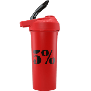 5% 20oz Shaker Cup (Red/Black) - 5% Nutrition