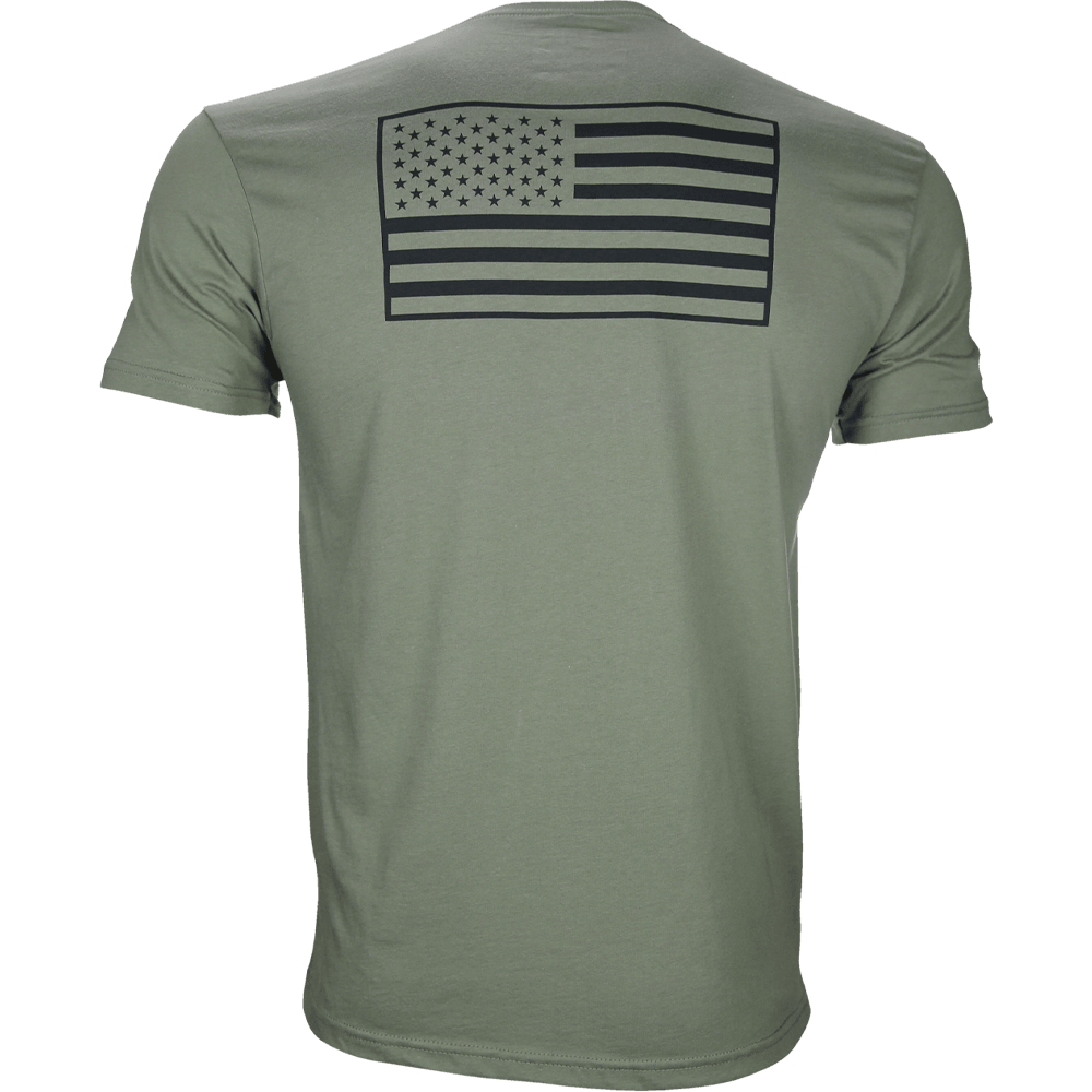 5% Military Green T-Shirt with Black Graphic - 5% Nutrition