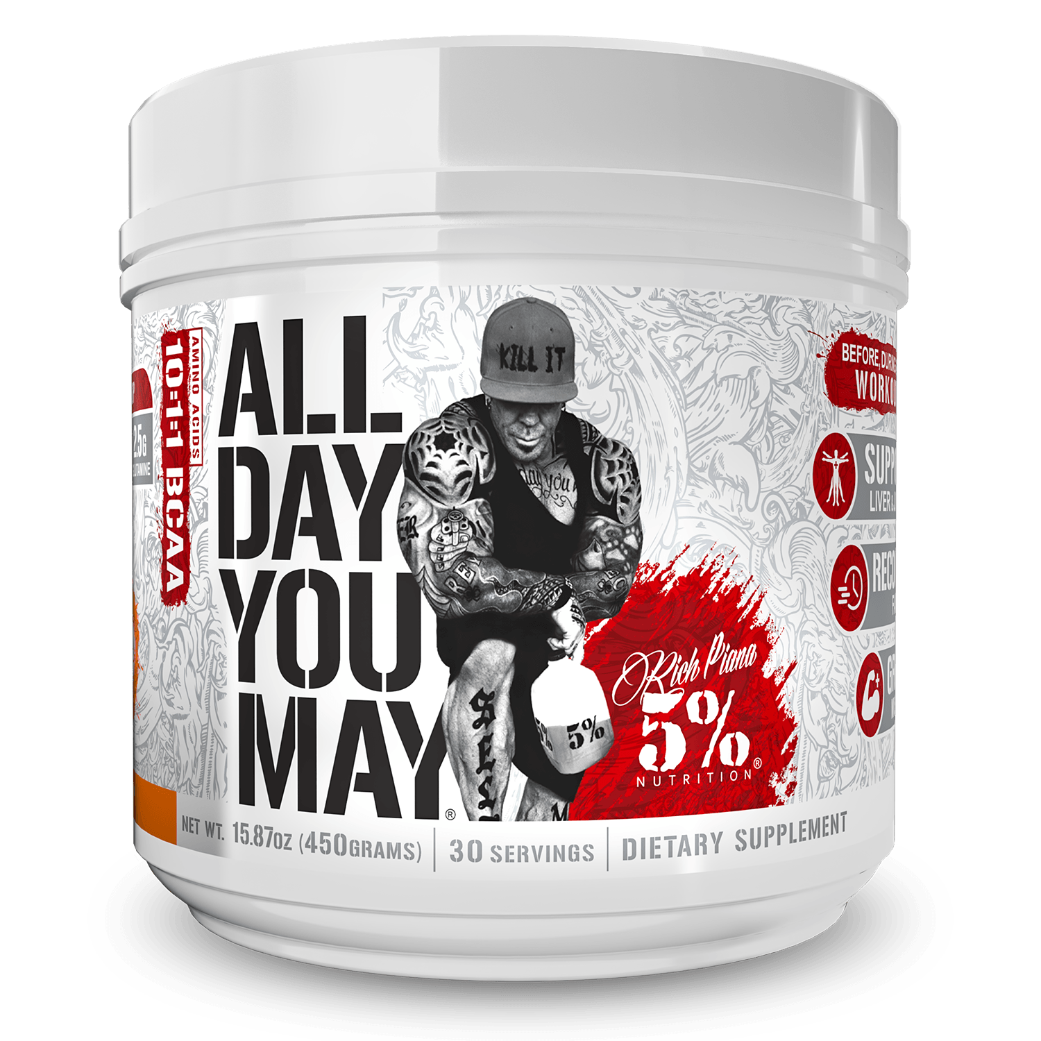 All Day You May BCAA Recovery Drink: Legendary Series - 5% Nutrition