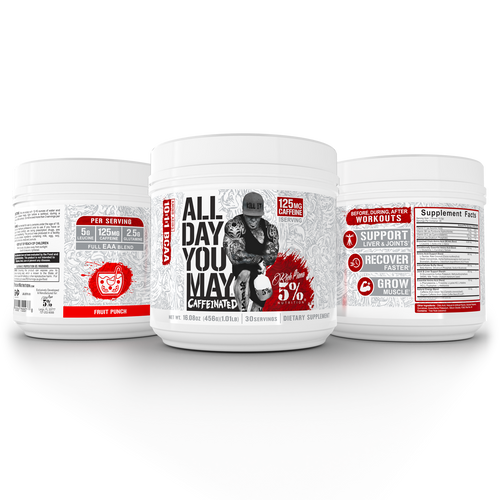 All Day You May Caffeinated BCAA Recovery Drink: Legendary Series - 5% Nutrition