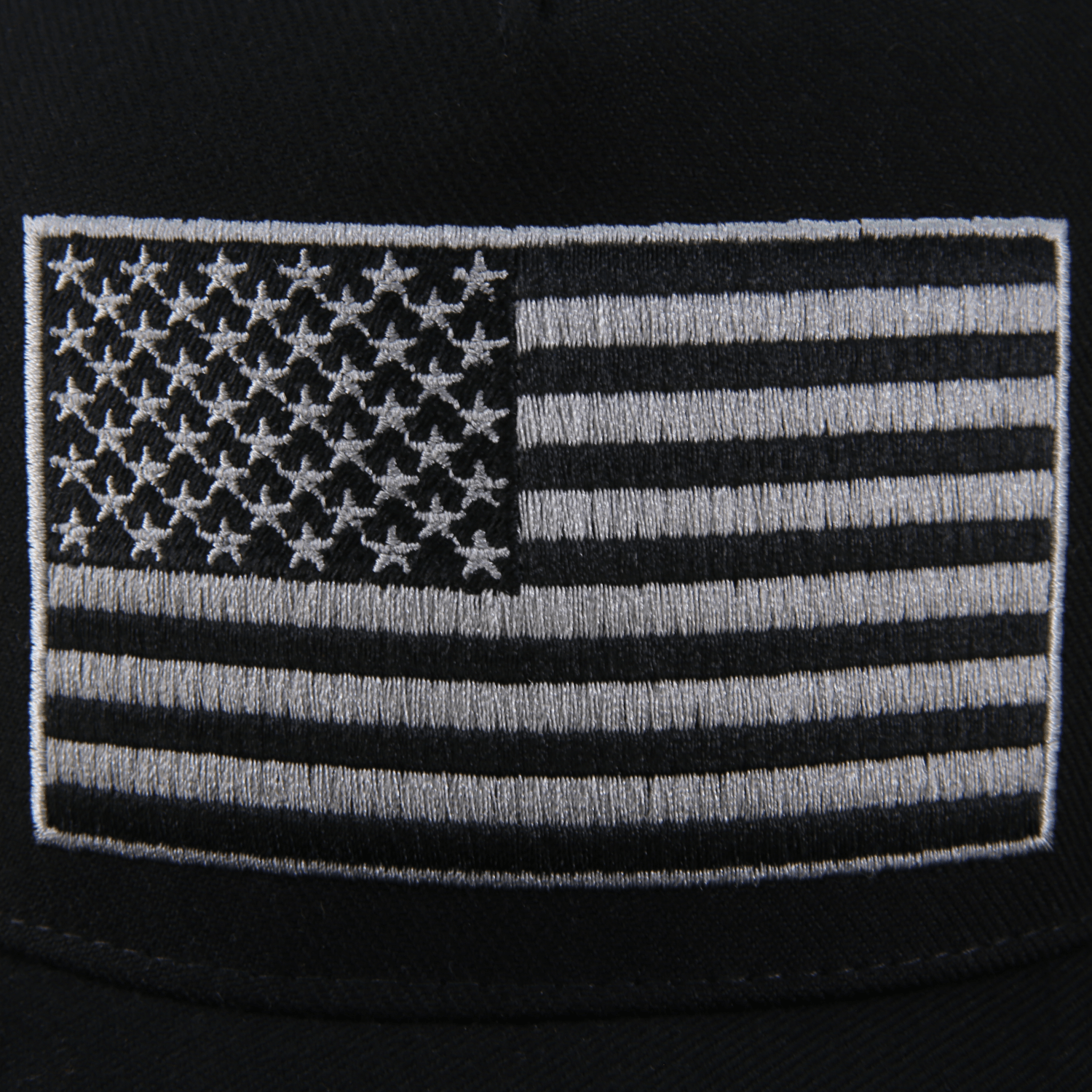 American Flag, Black Hat with Gray Graphic - 5% Nutrition