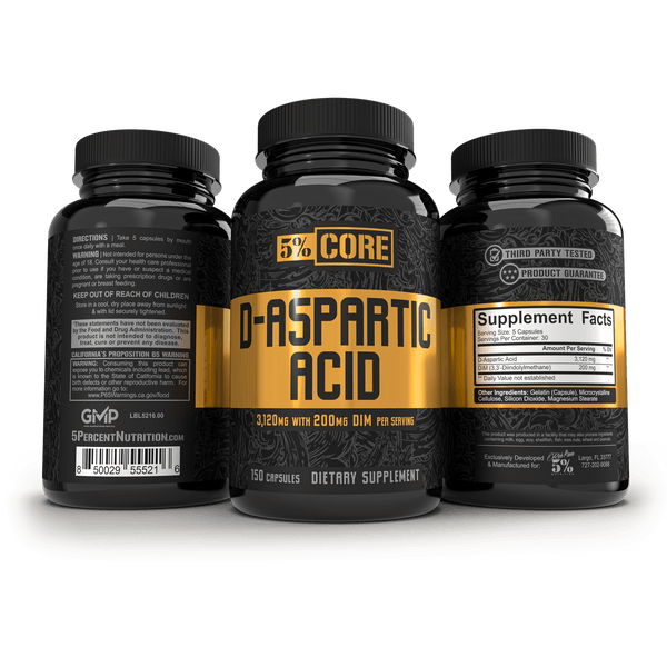 D-Aspartic Acid - 5% Nutrition