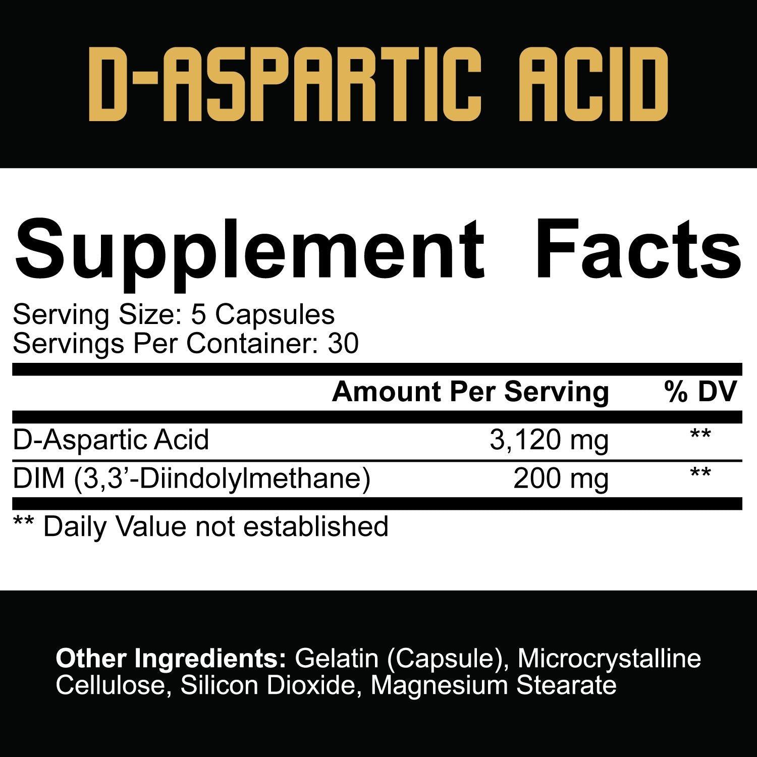 D-Aspartic Acid - 5% Nutrition