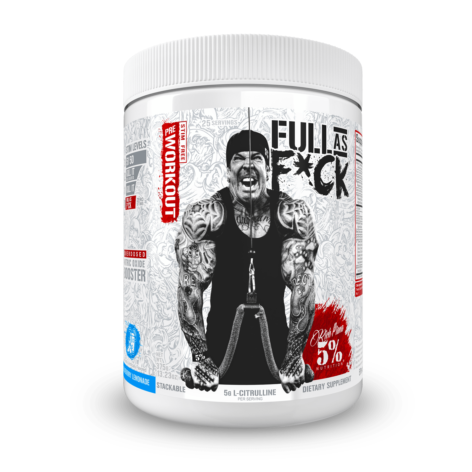 Full As F*ck Nitric Oxide Booster: Legendary Series - 5% Nutrition