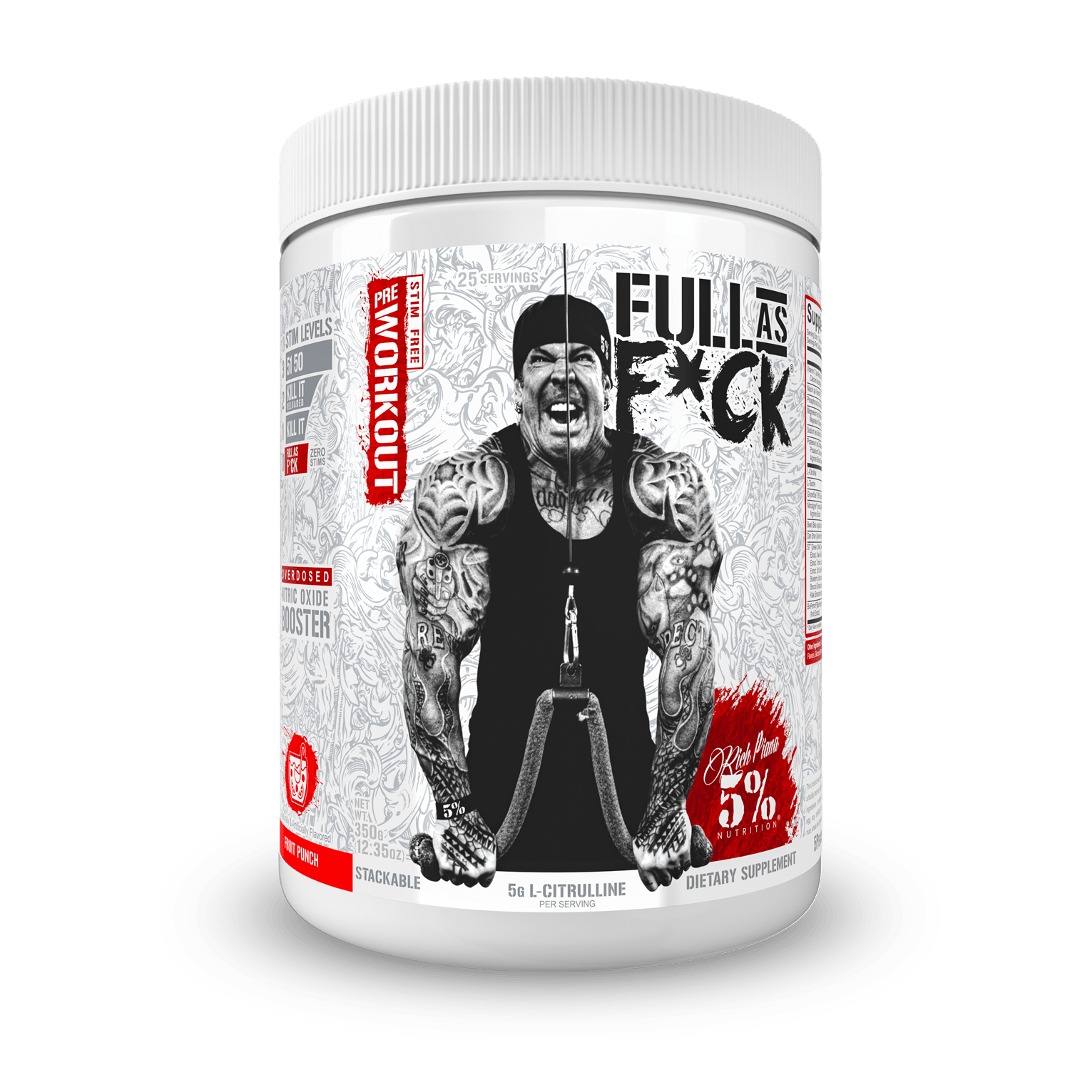 Full As F*ck Nitric Oxide Booster: Legendary Series - 5% Nutrition