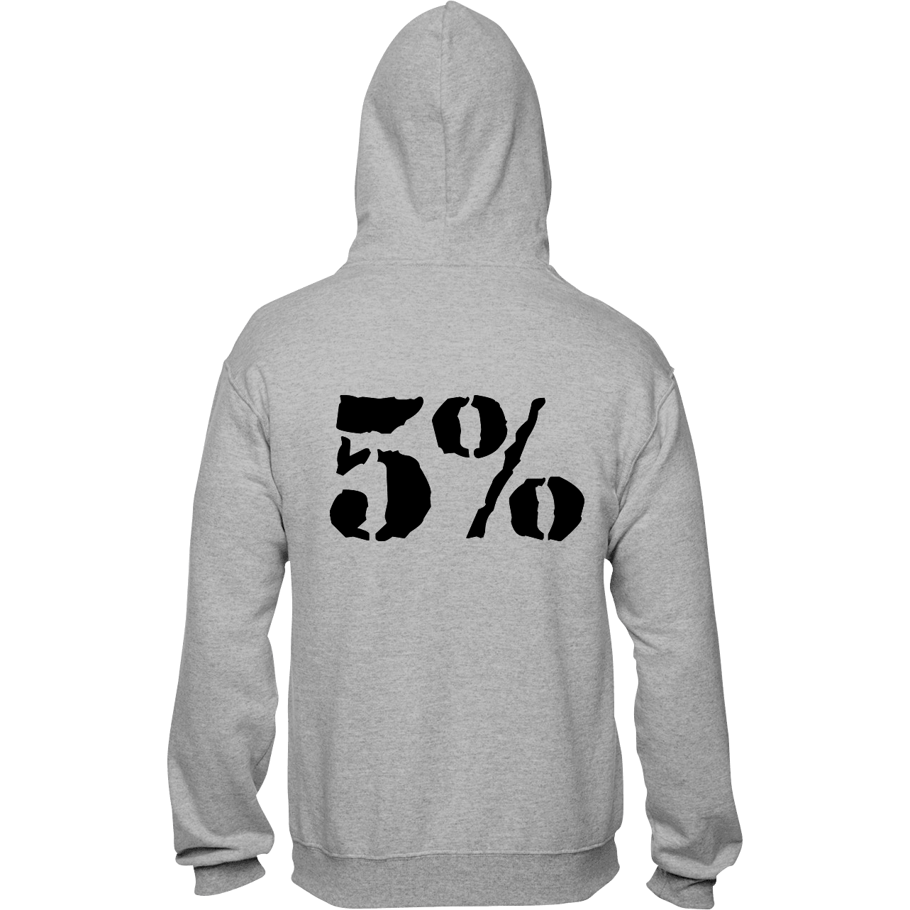 Kill It, Zip-Up Hoodie (Gray) - 5% Nutrition