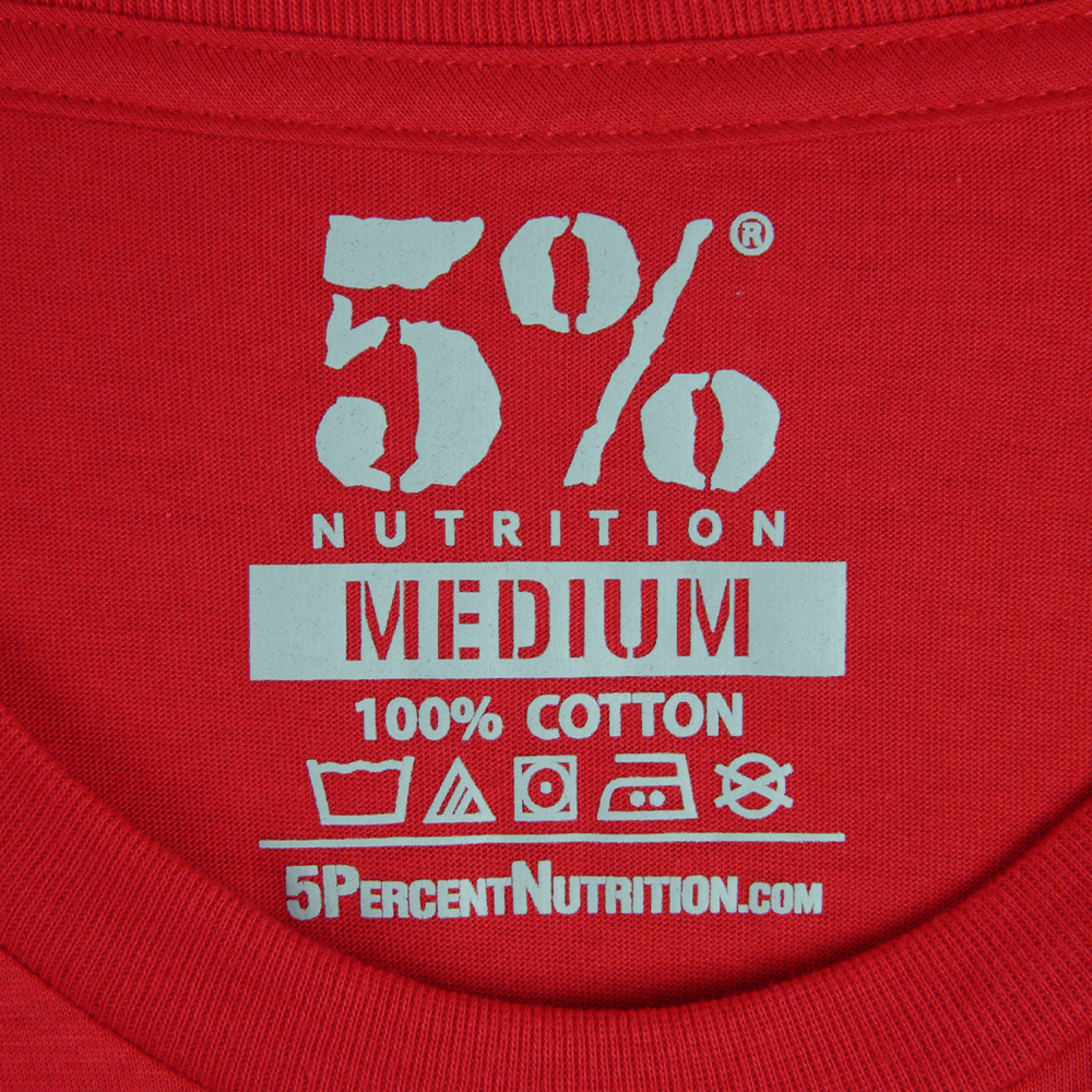 Legend Graphic Red T-Shirt - 5% Nutrition