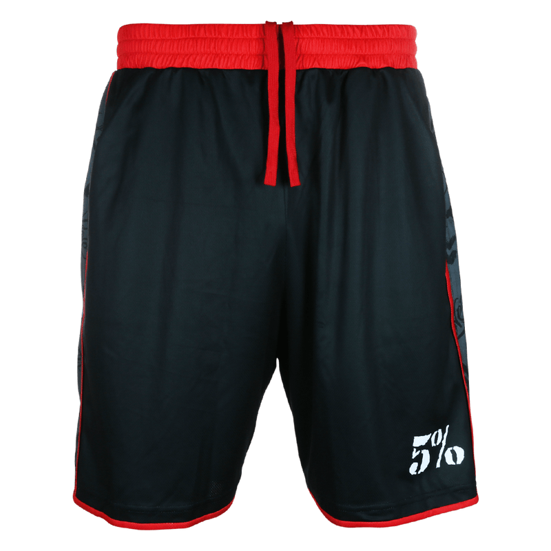 Love It Kill It, Black & Red Basketball Shorts