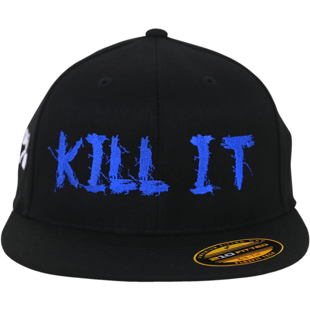 Love It Kill It, Black Hat with Blue Lettering - 5% Nutrition