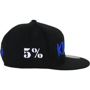 Love It Kill It, Black Hat with Blue Lettering - 5% Nutrition