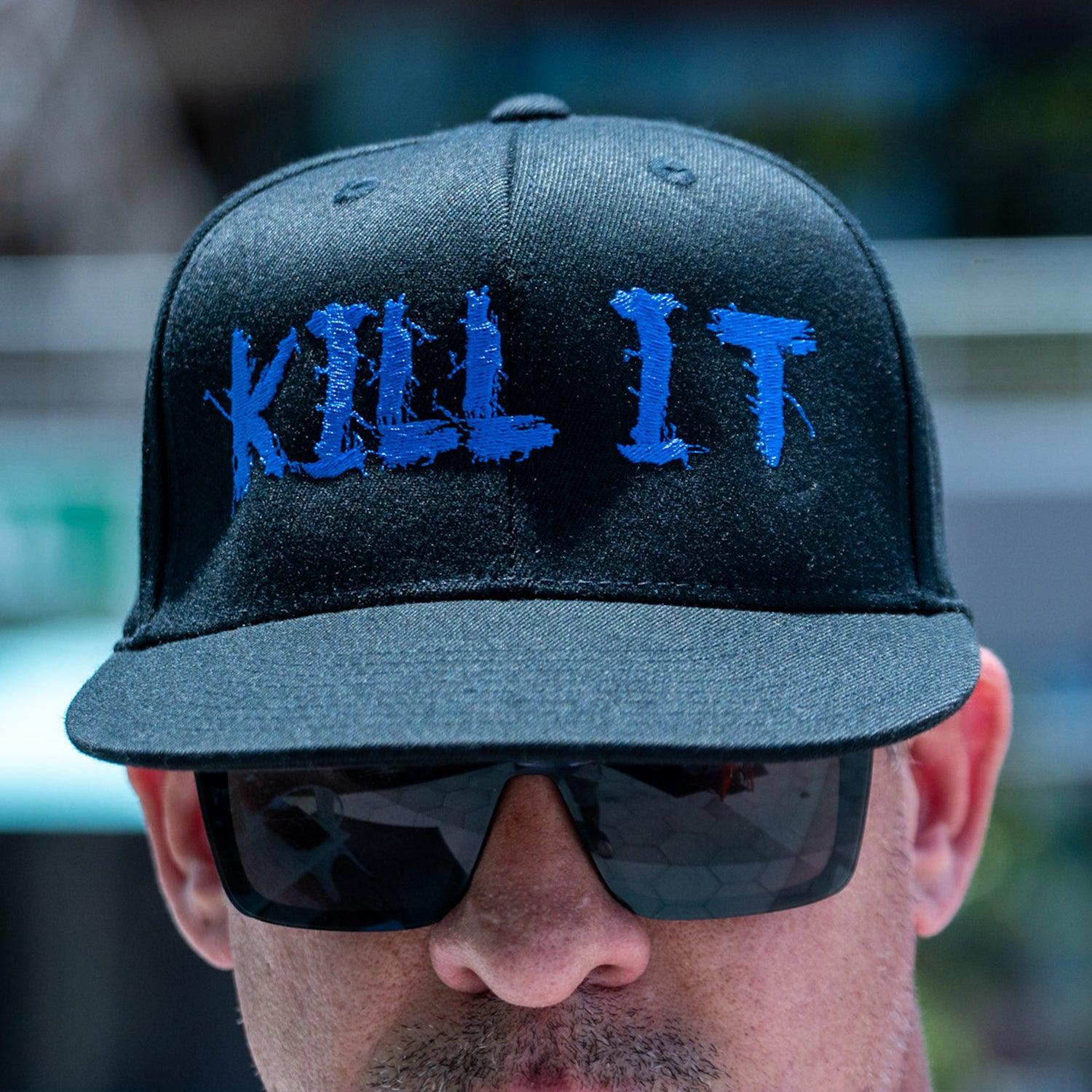 Love It Kill It, Black Hat with Blue Lettering - 5% Nutrition