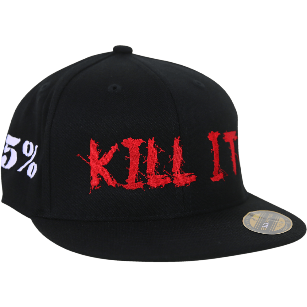 Love It Kill It, Black Hat with Red Lettering - 5% Nutrition