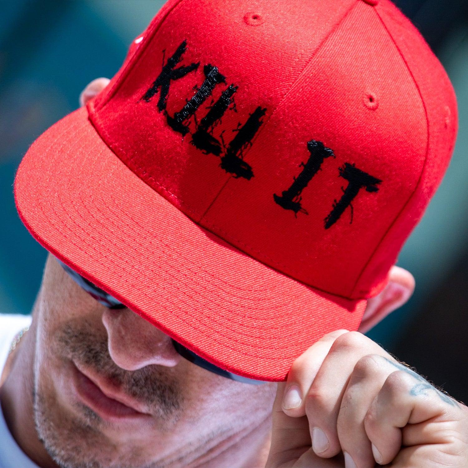 Love It Kill It, Red Hat with Black Lettering - 5% Nutrition