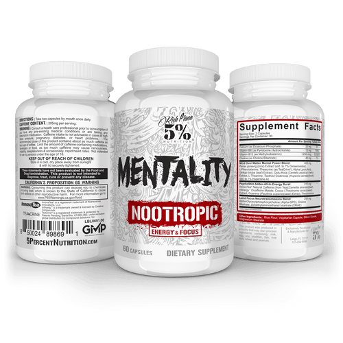 Mentality Nootropic Blend: Legendary Series - 5% Nutrition