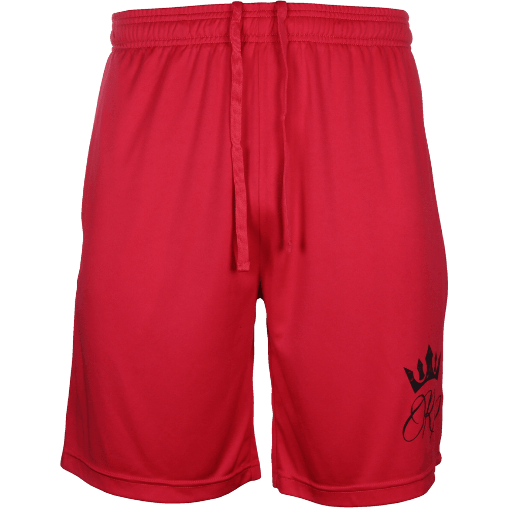 RP Crown Red Shorts with Black Lettering - 5% Nutrition