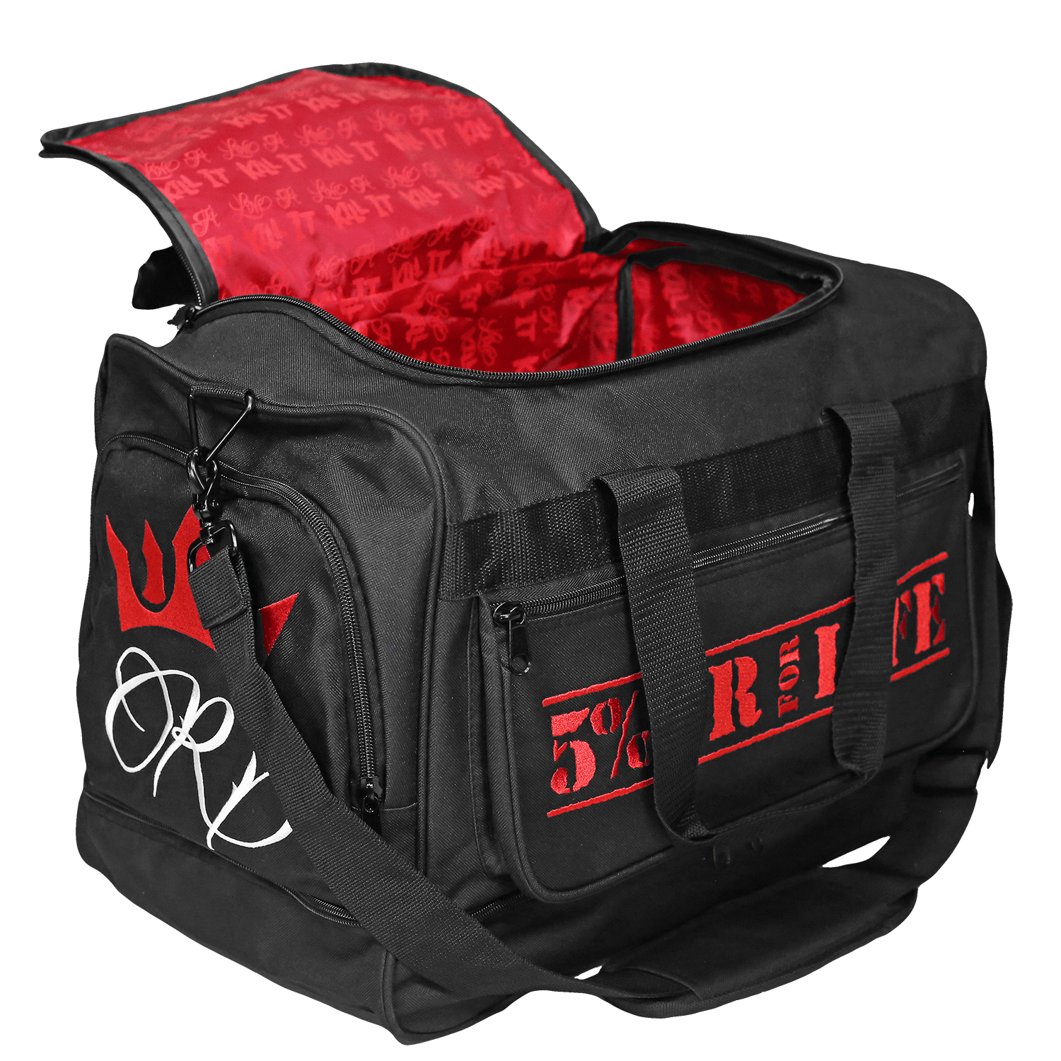 Signature RP Crown, Black Gym Bag - 5% Nutrition