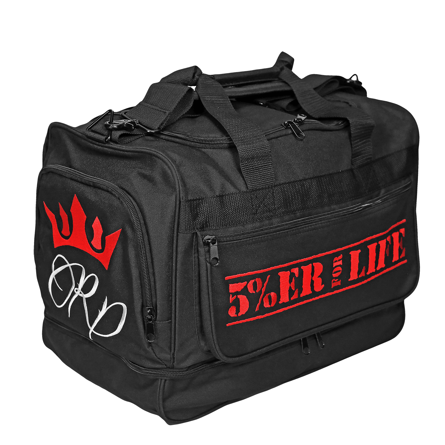 Signature RP Crown, Black Gym Bag - 5% Nutrition