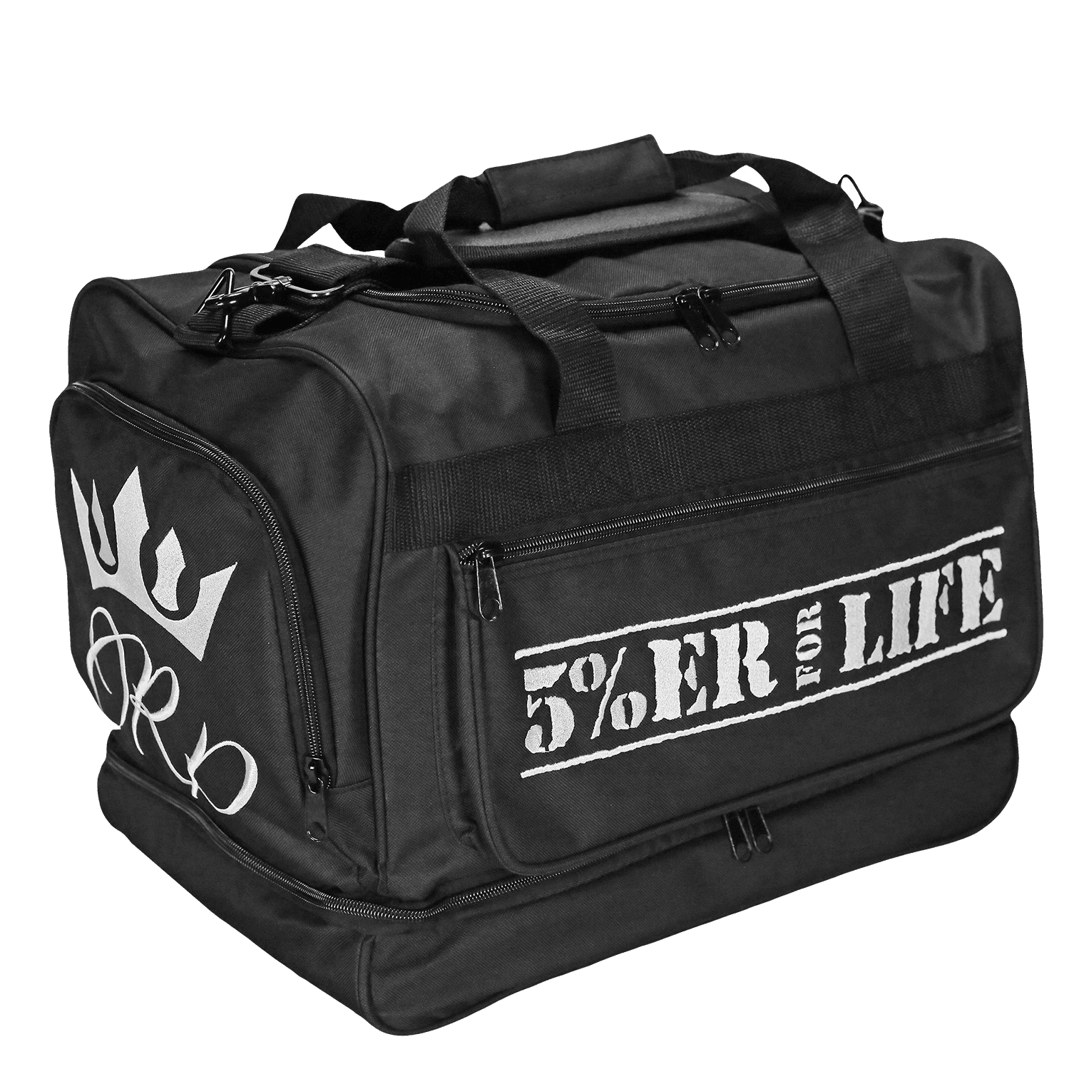 Signature RP Crown, Black Gym Bag - 5% Nutrition