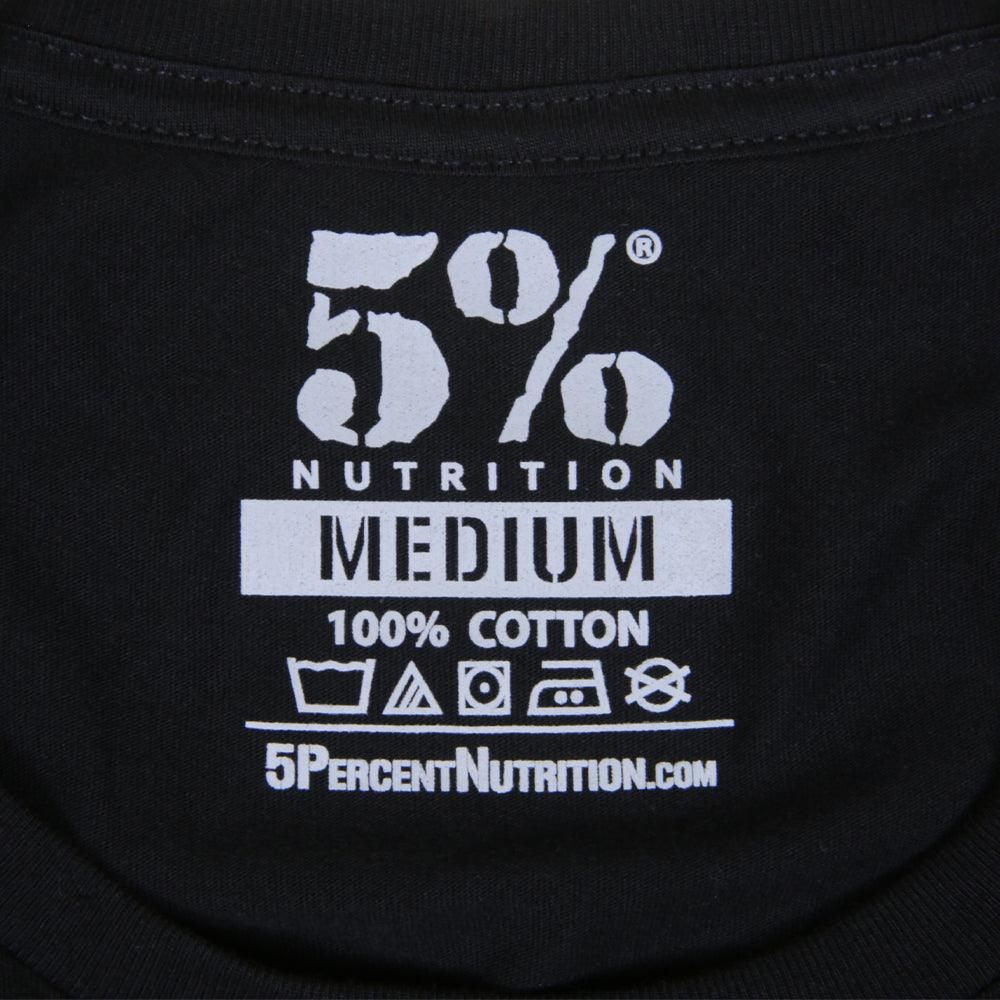 Welcome To My World, Black T-Shirt with White Lettering - 5% Nutrition