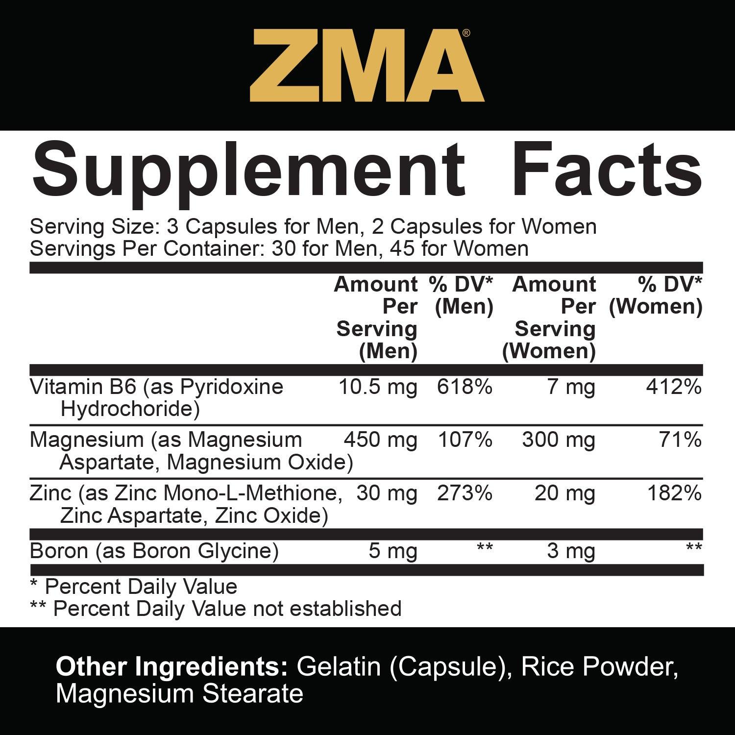 ZMA® - 5% Nutrition